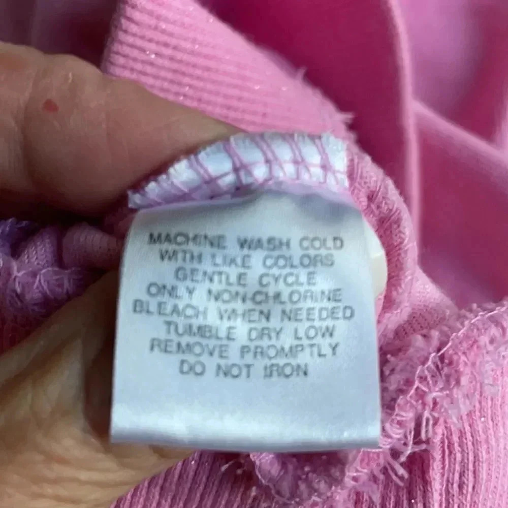 XOXO girl’s velour pullover NWT light pink, size 10/12 - Picture 8 of 8